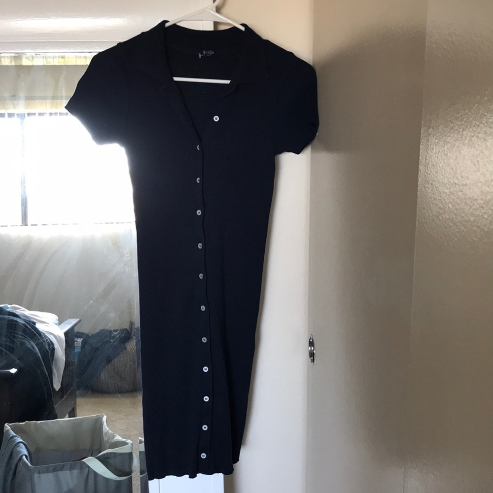 Brandy Melville Button Bodycon Dress